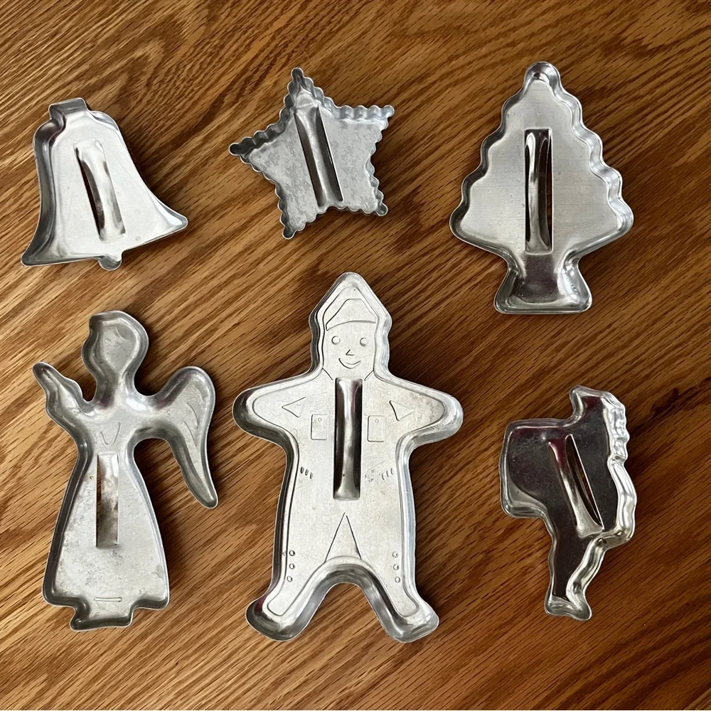 Vintage Silver Cookie Cutters Set - Picture 2 of 2